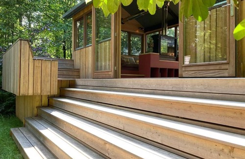 Municipality of Utrechtse Heuvelrug House | Houten bosvilla met sauna en 2 slaapkamers