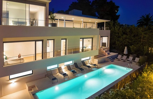 Puig Manya Villa | Ibiza Town Modern Villa, Sleeps 10