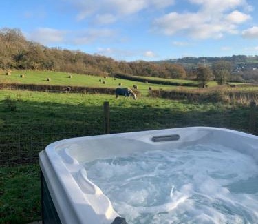 Honiton House | Ideally located Luxury Country Escape-The Lookout-with private garden dog friendly and private hot tub