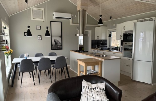 Tingsryd Municipality House | Idyllic holiday home on the lake (west bank) with its own jetty and boat