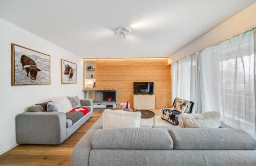 Noes Apartment | In the heart of Crans, fireplace and parking