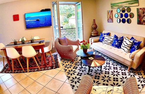 Lastours Apartment | Incredible Lastours 3* apartment with riverside garden