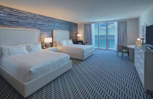 Central Beach Hotel | Indulge in Coastal Comfort with Large Balcony Room Overlooking the Waves