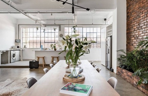 Downtown Johannesburg Apartment | Industrial Chic Loft With Views From a Rooftop Terrace