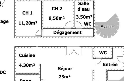 Saint-Aubin-la-Plaine House | Inn Saint-Aubin-la-Plaine, 2 bedrooms, 4 people