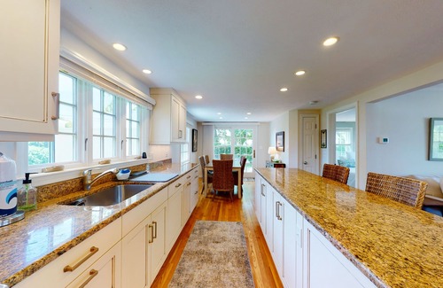 Falmouth House | Inviting duplex with central AC, grill, firepit, & walk to beach