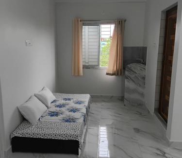 Krishnagar-II Apartment | ISKCON Mayapur Apartments - Daily & Monthly Rentals - One Bedroom SERVICED Apartment, 5 MINUTE TOTO RIDE to MAIN ISKCON TEMPLE