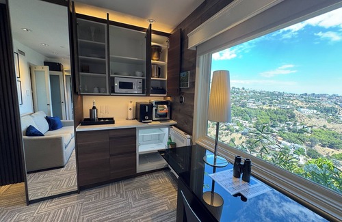Hollywood Hills West Apartment | It's all about the view: STUDIO 1080 HOLLYWOOD = JETLINER VISTAS of Downtown LA!