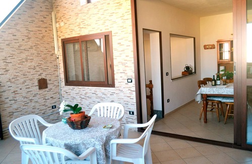 Tre Fontane House | The house of lu mari, 2 steps from the sea, amazing view from the terrace