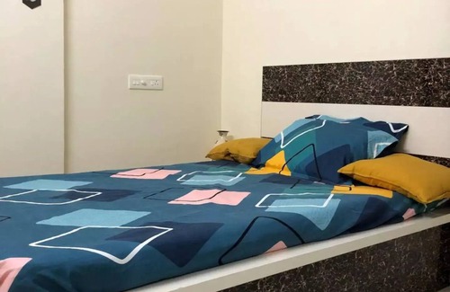 Sector 2 Apartment | Its a Bedroom + Private Clean Bathroom. Bakery, right outside the apartment.