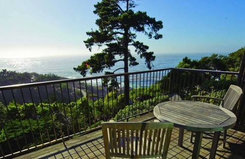 Carmel Highlands Villa | Jacuzzi and fireplace villa with ocean views of Point Lobos and dramatic sunsets