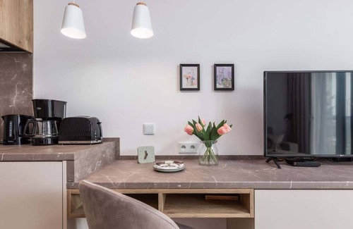 Mielno Apartment | Jantaris B16 | Seaside Studio | A/C | Balcony