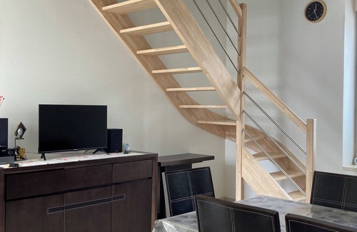 Saint-Malon-sur-Mel Apartment | Jolie Duplex Neuf Bien Équipé Proche Forêt de Broceliande