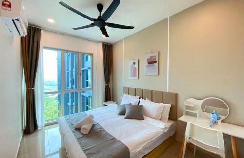 Bandar Perda Apartment | JOVIAL Modern Cozy Suite `Metropol BM BandarPerda