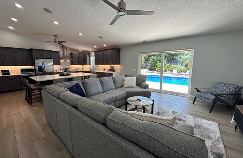 Eastview Manor House | Jupiter Heated Pool/Spa Luxury Home with Private Oasis