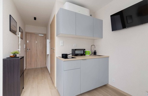 Warszawskie Apartment | Kątowa 10 | Studio | Kraków | A/C | Sauna