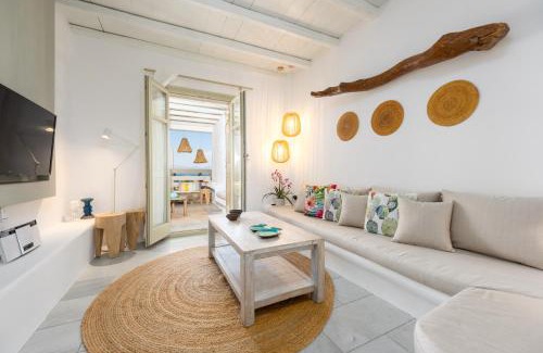 Chrissi Akti Villa | Kallirroe Deluxe Villa with Sea View and Pool