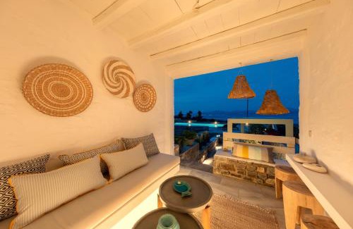 Chrissi Akti Villa | Kallirroe Deluxe Villa with Sea View and Pool
