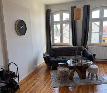 Trebbin Apartment | Kaminzimmer
