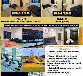 Jakar Apartment | Kemaman KondoRoomStay SwimPool,Gym, Chukai Trg
