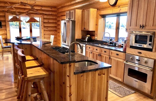 Hancock House | Keweenaw's Houghton Haven waterfront home. Secluded & private, yet close to town