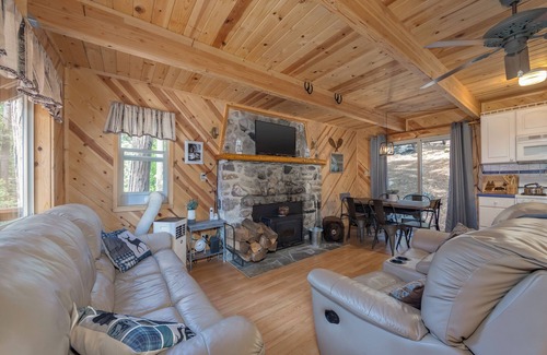 Camp Connell Cabin | Knotty by Nature - Adorable Cabin on Private Road with Firepit! (winter only)