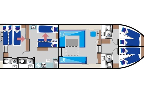 Zeuthen Boat Rental | Kormoran 1500 - license-free houseboat - KUHNLE-TOURS Zeuthen