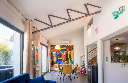 Le Pontet Apartment | L'Avant Scène Meublé 5 étoiles Parking Gratuit Jacuzzi