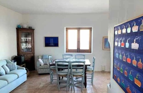 Santa Marina Salina House | La Casa Rosa, sea view terrace