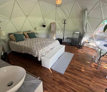 Canton Quepos Apartment | La Comarca River Glamping Dome near Manuel Antonio