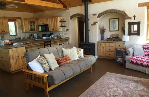 Ojo Caliente House | La Lomita, Quiet Hide-Away, Big Sky, Northern NM Food, Spa, Ski, Hike, Raft