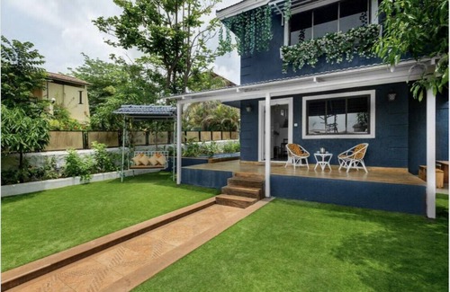 Parshwapuram Villa | La Maison Bleu Independent 3BHK Pvt Pool Villa - Lakhani Estates