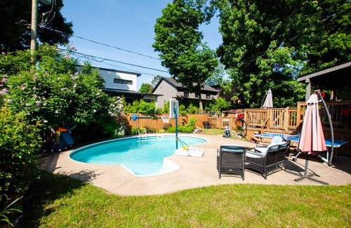 Sainte-Foy-Sillery-Cap-Rouge House | La Maison de Suzana, heated pool- for a perfect family stay