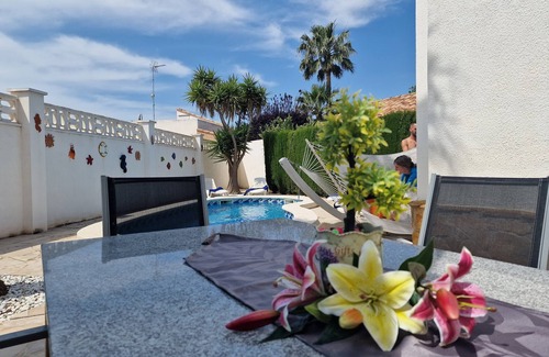 Riumar House | "La Siesta"@MARISOL: 330m to the beach, private pool, A/C, WiFi, dog beach.