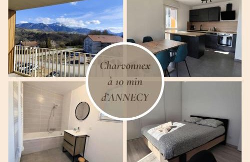 Charvonnex Apartment | Lac et Monts-Vue Montagne-Lac