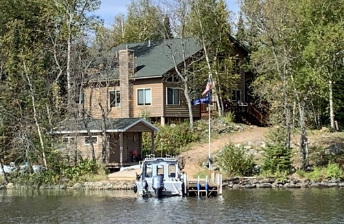 Ely Cabin | Lake cabin on 5 acres and 780' of shoreline on an island with panoramic views.