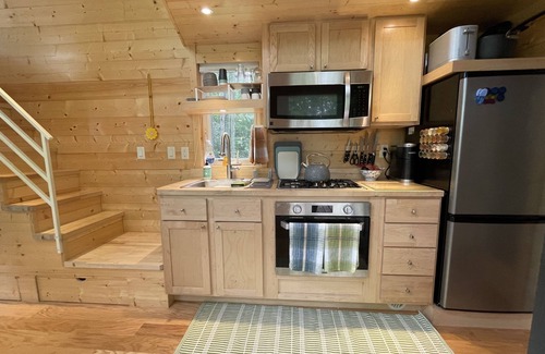 Addison Cabin | Lake Champlain Tiny House on Wooded Property with Private Beach/Lake Access