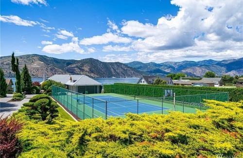 Manson House | Lake Chelan Estate with Private Beach and Tennis Court. Resort-like paradise!