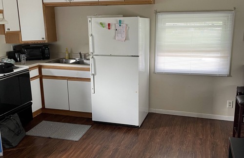 Delton Apartment | Lake Front 1 bedroom upstairs apartment above 2 bedroom cottage.