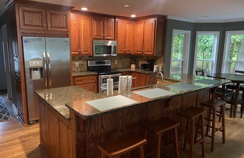 Mount Gilead House | Lake front home with great dock for relaxing downtime and action packed days.