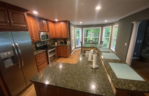 Mount Gilead House | Lake front home with great dock for relaxing downtime and action packed days.