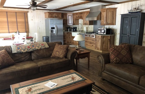 North Washington Apartment | Lake front property with gorgeous views of Big Lake
