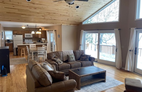 Marenisco Cabin | Lake home with UTV/Snow trails located at mailbox.