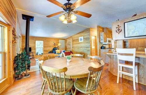 Northeastern Michigan Cabin | Lake Huron Cozy Cabin Escape w/Sauna, Fire Pit, and Private Waterfront Access