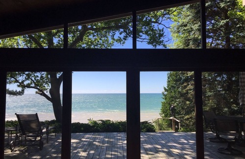 Manistee House | Lake Michigan Beachfront Home - Miles of Beach & Incredible Views