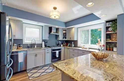 Huron House | Lakefront 6 bedroom Upscale farmhouse.