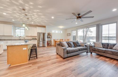 New Munster House | Lakefront Burlington Vacation Rental Dock and Beach