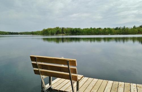 Longville House | Lakefront Cabin with Private Dock Boat, Fish and Swim