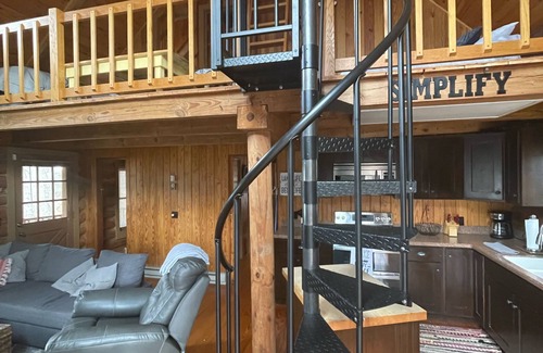Big Creek Cabin | Lakefront Cabin with dock and gentle slope on Norris Lake