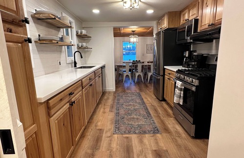 Orrington Cabin | Lakefront Cottage w/Private Dock+60 mins to Acadia National Park